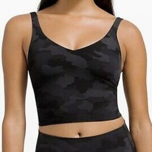 Never worn lululemon cropped align tank
